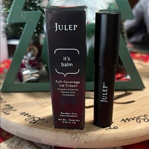 NEW Julep Black Full-Coverage Lip Crayon Balm